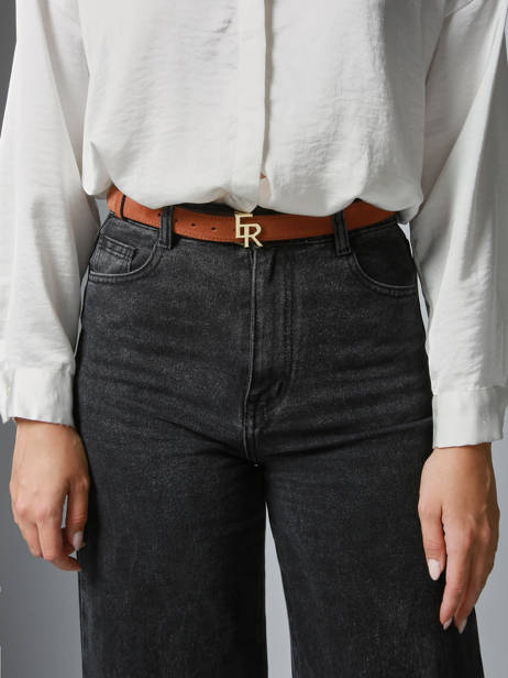 Ceinture Ajustable Etrier Marron brumby EBRU414C vue secondaire 1